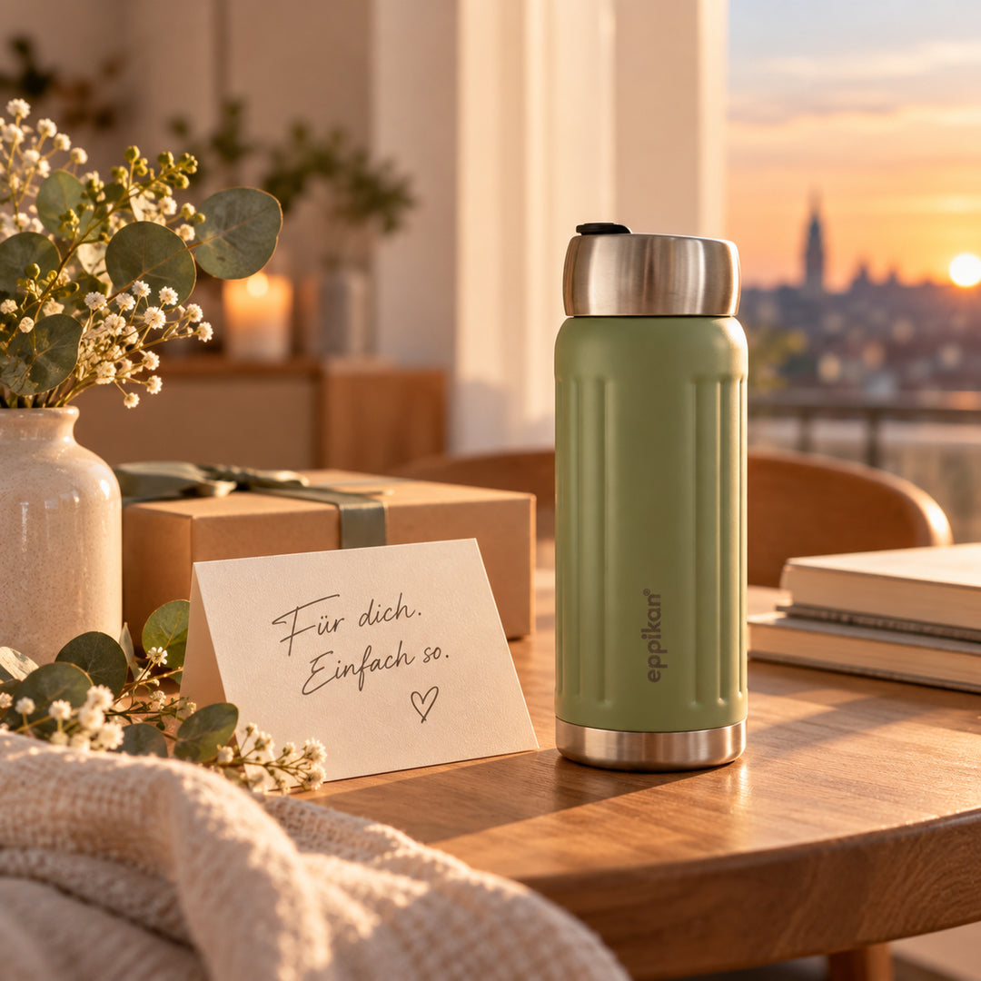 EPPIKAN eppiGrand Thermobecher in  Moss Green als Geschenk
