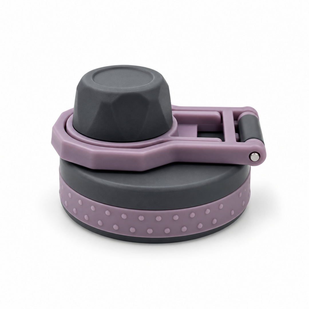 EPPIKAN Ersatzdeckel mit zwei Dichtungen für eppiSporty Trinkflasche Pastel Purple