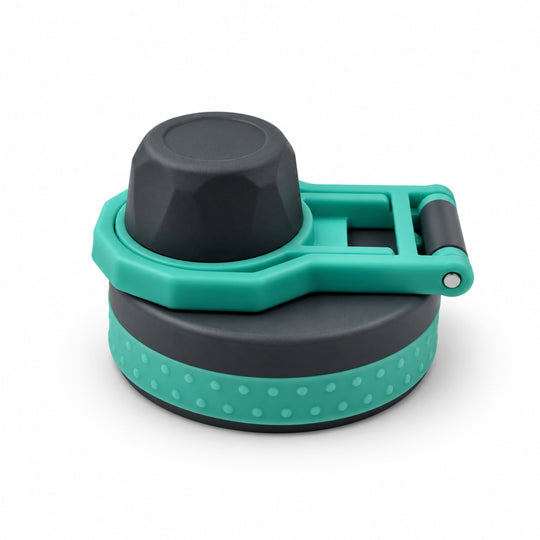 EPPIKAN Ersatzdeckel mit zwei Dichtungen für eppiSporty Trinkflasche Light Teal