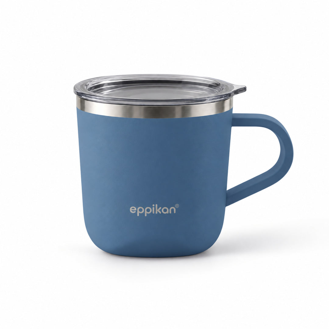EPPIKAN eppiLungo 220 ml Thermobecher mit Henkel in Indigo Blue 