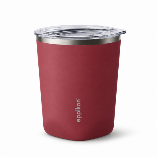 EPPIKAN eppiLungo 280 ml Thermobecher ohne Henkel in Vintage Red 