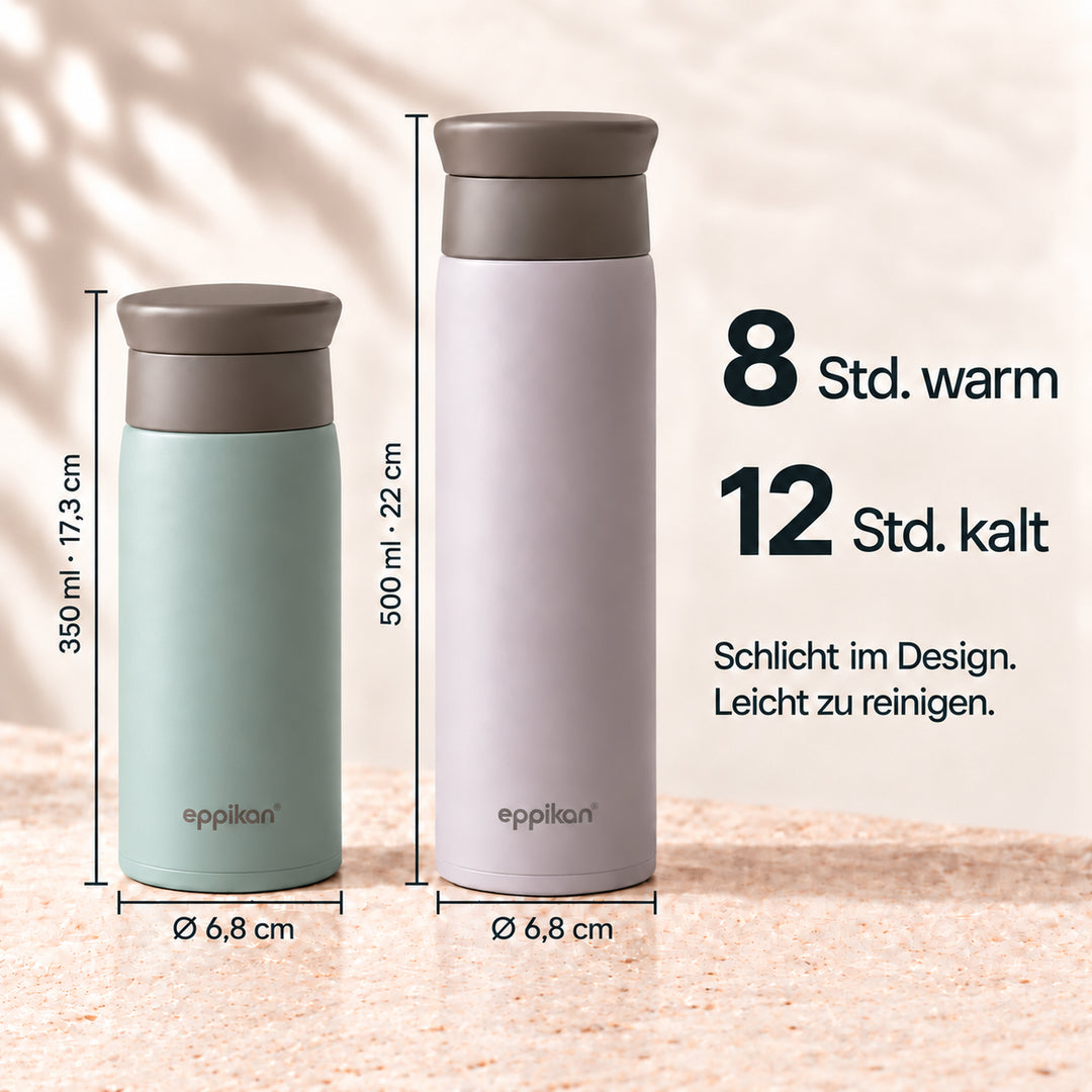 EPPIKAN eppiToGo Thermobecher aus Edelstahl