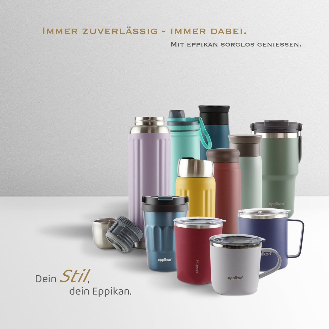 EPPIKAN Trinkgefäße in verschiedenen Größen, Farben und Designs