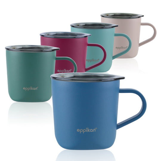 eppikan® EppiLungo 2022 stainless steel thermal mug, insulated mug, coffee cup, drinking cup, cup for coffee and tea