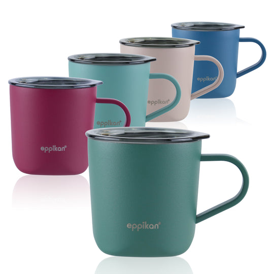 eppikan® EppiLungo 2022 stainless steel thermal mug, insulated mug, coffee cup, drinking cup, cup for coffee and tea
